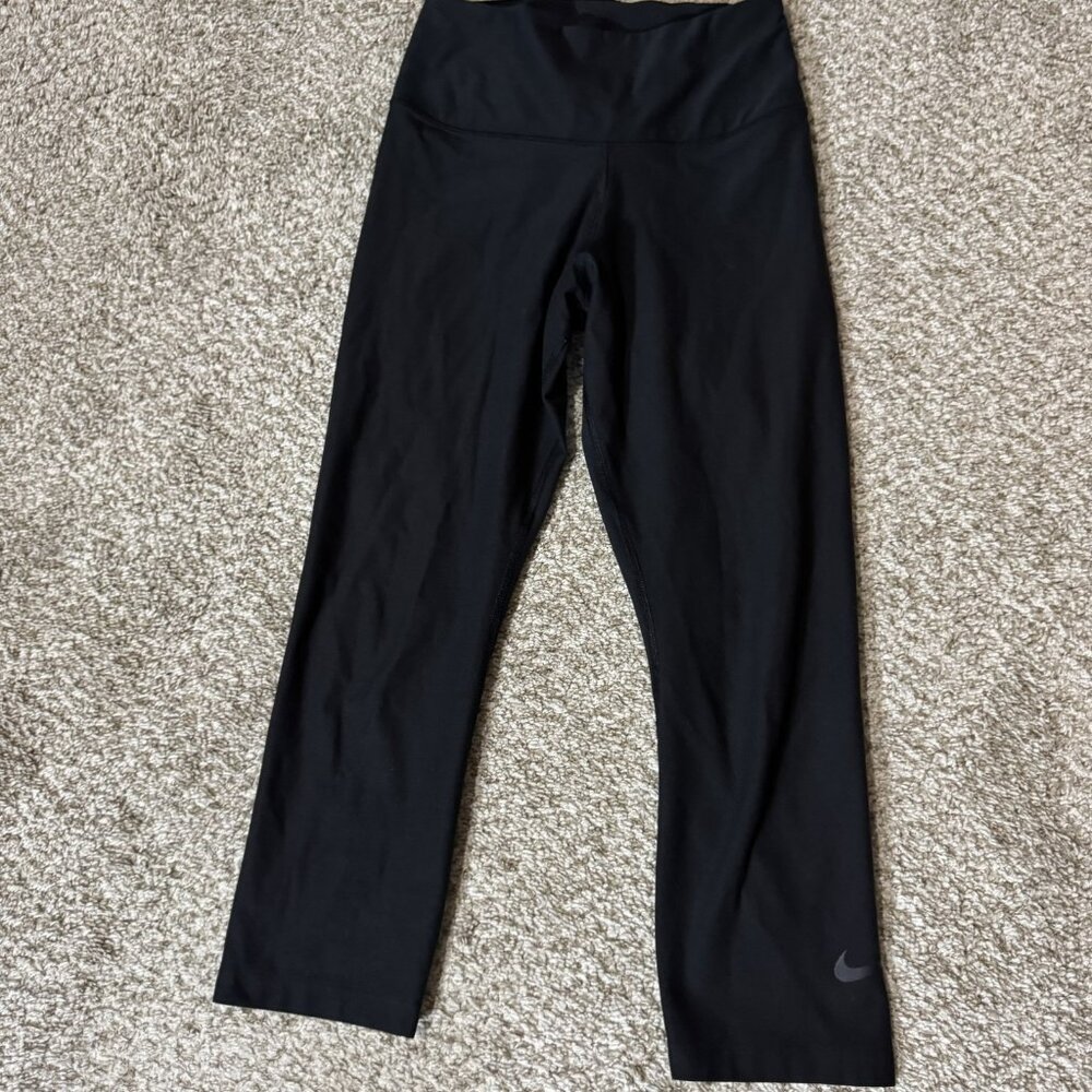 Nike Dri-FIT Yoga Pants Legend Women's Size S Small Black Bootcut Athletic